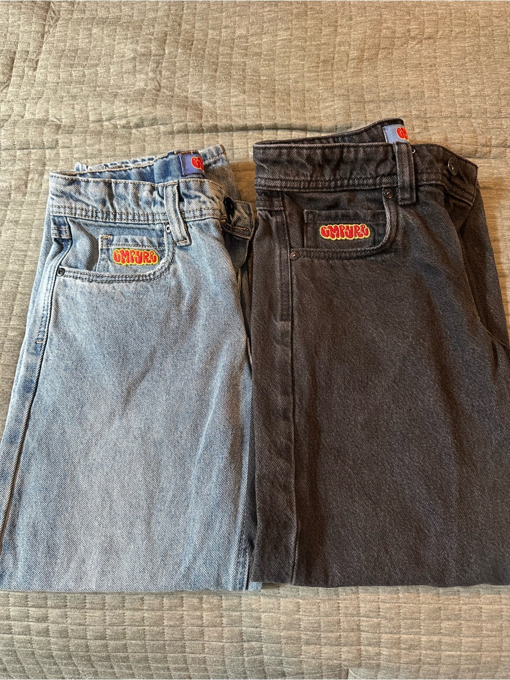 Empyre Kids Jeans Duo - Light Blue & Black Wash